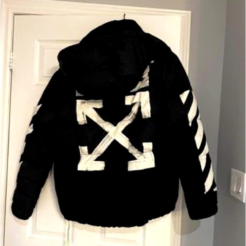 Off white down jacket size Xs